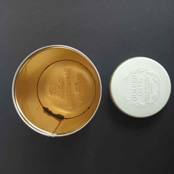 VTG Quaker Oats Tin - Picture 4 of 4